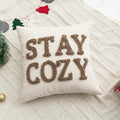 Axyaa Cozy Christmas Cushion Cover 45x45cm Super Soft Home Decor Pillowcase