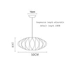 Axyaa Designer Silk Pendant Chandelier LED Light for Home and Hospitality