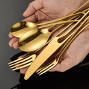 Axyaa Stainless Steel Travel Cutlery Set with Portable Case