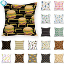 Axyaa Cartoon Animal Food Cushion Cover 45X45CM