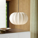 Axyaa Japanese Wabi-Sabi Pleated Fabric Pendant Lights for Home Decoration