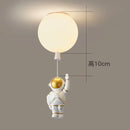 Axyaa Nordic Astronaut PVC Ball LED Pendant Lamp for Children's Nursery Room