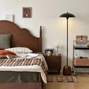 Axyaa Solid Wood Floor Lamp LED Light for Vintage Living Room Bedroom Study