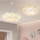 Axyaa White Flower LED Ceiling Light with Remote Control Dimming