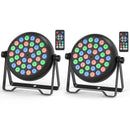 Axyaa 36LEDs Par Light Red Stage Disco Party Lights for Concert Wedding Theater