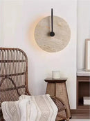 Yellow Cave Stone Wall Lamp by Axyaa, Wabi Sabi Style, Bedroom & Hotel Lighting