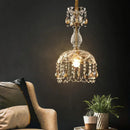 Axyaa Crystal Chandelier: Elegant Entryway & Porch Light for Luxury Home Décor