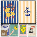 Axyaa Lemon Canvas Poster for Modern Home, Bar, Cafe Decor