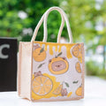 Axyaa Kawaii Cotton Lunch Bag for Men or Women: Portable, Thickened, Student-Friendly