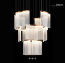 Axyaa Modern LED Chandelier for Indoor Dining Room Lighting