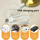Axyaa Retro LED Rechargeable Bar Table Lamp for Room Decor, Bedroom, Camping & Night Lights