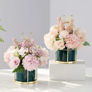 Ceramic Vase for Home Decor - Axyaa Desktop Ornament & Flower Pot