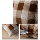 Axyaa Cozy Rabbit Plush Velvet Pillowcase for Autumn & Winter Décor