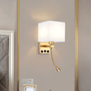 Axyaa Bedside LED Wall Lamp with USB Port, 1W Spotlight for Modern Indoor Lighting