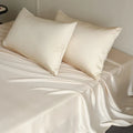 Axyaa Mulberry Silk Bed Sheet Set - Ultra Soft High End Bedding for Queen King