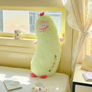 Axyaa Little Monster Long Pillow for Side Sleeping, Girl Sleeping Legs Pillow