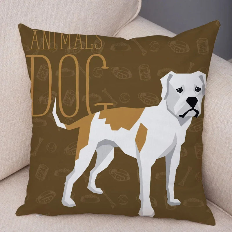 Axyaa Cartoon Dog Pet Animal Pillowcase