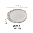 Axyaa Retro Relief Ceramic Tableware Set