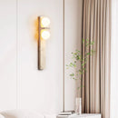 Axyaa Yellow Cave Stone Retro Wall Lamp for Bedroom Living Room Hallway
