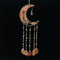 Axyaa Colorful Feather Pendant Dream Catcher Wall Hanging for Living Room