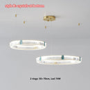 Axyaa Italian-Style Grand Villa Crystal Chandelier, Modern Minimalist Lighting Fixtures for Dining Room & Bedroom