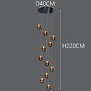 Axyaa LED Pendant Light Chandeliers for Modern Home Decor