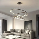 Axyaa Modern Chandelier Stair Pendant Lamp Living Room Interior Lighting