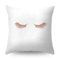 Rose Gold Geometric Pineapple Glitter Pillowcase - Axyaa Home Decor