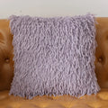 Axyaa Faux Fur Cushion Cover 18x18inch 12x30 Inch Grey Ivory White Black Soft Cozy Home Decor