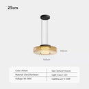 Axyaa Nordic Glass Chandelier: Elegant Lighting for Home Decor