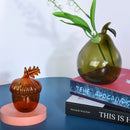 Axyaa Pomegranate Pumpkin Vase Glass Crafts Room Decor