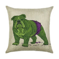 Axyaa Linen Pillowcase: Cartoon Digital Print Pattern for Office, Car, Home Sofa