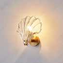 Axyaa LED Copper Glass Wall Lamp - Modern Bedroom Living Room Decor Lighting