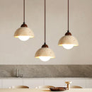 Axyaa Yellow Marble Dining Table Chandeliers - Nordic Bedside Pendent Lamps