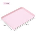 Axyaa Green Plastic Food Tray for Kitchen and Hotel Dessert Serving