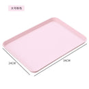 Axyaa Green Plastic Food Tray for Kitchen and Hotel Dessert Serving