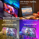 Axyaa RGB Curved Monitor Screen Bar LED Light - USB Stepless Dimming & Eye-Care Technology