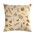 Axyaa Floral Bird Linen Pillowcase 45*45cm for Home Decor and Comfort