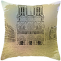 Axyaa French Landscape Pillowcase: Custom European-style Cushion Cover for Home Decor