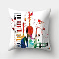 Axyaa Musical Note Cushion Cover for Home Decor - 40/45/50cm Pillowcase for Living Room