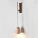 Axyaa Natural Stone LED Walnut Sconce Lamp