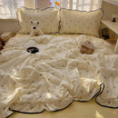Axyaa Cloud Kapok Knit Cotton Summer Quilt Set