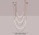 Axyaa Modern Dining Room Pendant Light LED Chandelier Decorative Ceiling Lamp