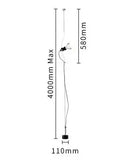 Axyaa Parentesi LED Pendant Lamp for Home Living Spaces