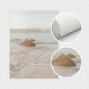Axyaa Seaside Beach Canvas Wall Art Print - Set of 3