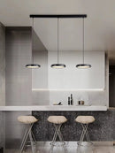 Axyaa Modern UFO Pendant Light for Bar Counter, Nordic Circular Design