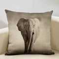 Axyaa Elephant Pattern Decorative Cushion Cover 45x45cm