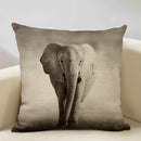 Axyaa Elephant Pattern Decorative Cushion Cover 45x45cm