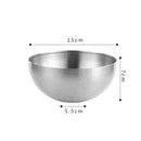 Axyaa Stainless Steel Fruit Salad Bowl Soup Noodles Mixing Container Kitchen Tableware