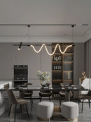 Axyaa Nordic Modern Chandelier Minimalist Dining Room Lighting Fixtures